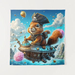 Tapete De Parede Aventura do Estaleiro de Arpão-de-Coroa Pirata