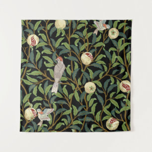 Tapete De Parede Aves em folhagem com aves e mar fruta