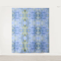 Azul Amarelo Padrão Abstrato de Telhas Palo Verde