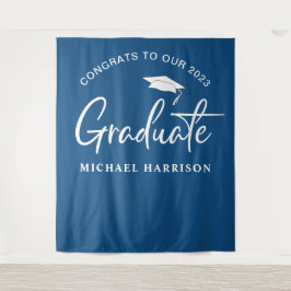 Tapete De Parede Azul-azul-booth para fotos de gradação