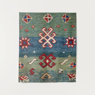 Tapete De Parede Azul-claro, de aço colorido, com verificação verde