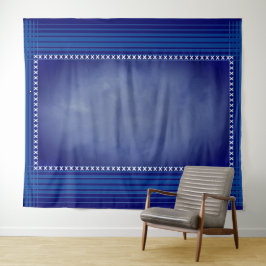 Tapete De Parede Azul Escocês
