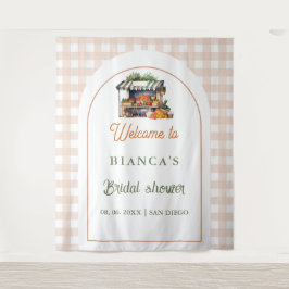 Tapete De Parede Azulejo azul do Mediterrâneo Arco de boas-vindas c