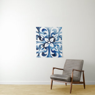Tapete De Parede Azulejo Cobalt II