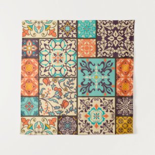 Tapete De Parede Azulejo de retalhos incolor com o Islã, Árabe