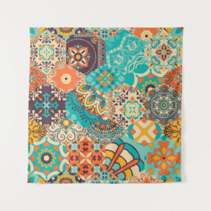 Tapete De Parede Azulejo de retalhos incolor com o Islã, Árabe