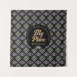 Tapete De Parede Azulejo Geométrico