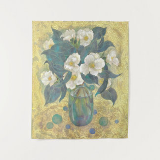 Tapete De Parede Azure Bloom of the Winter Camellia