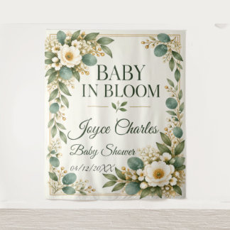 Tapete De Parede Baby em Flor Botânica
