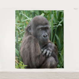 Tapete De Parede Baby Gorilla