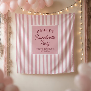 Tapete De Parede Bachelorette Costeira Personalizada Beachy & Diver