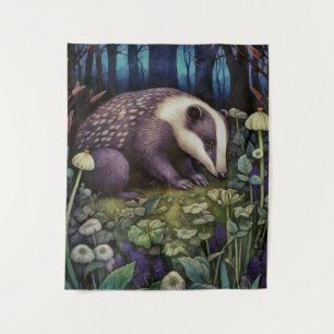 Tapete De Parede Badger da meia-noite