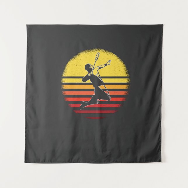 Tapete De Parede Badminton Vintage (Frente)