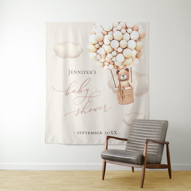Tapete De Parede Balões de Urso Neutro em Gênero (In Situ)