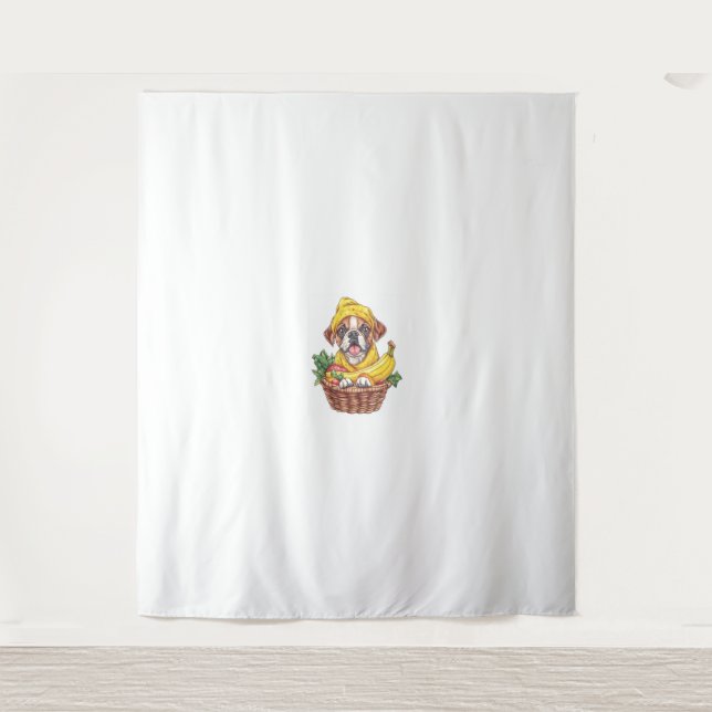 Tapete De Parede Banana Boxer - Fruta engraçada (Frente)