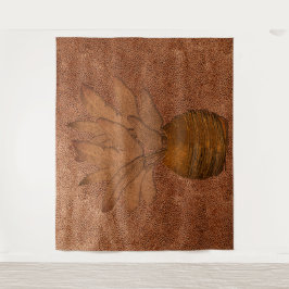 Tapete De Parede Banana deixa cobertura de cobre