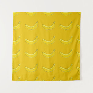 Tapete De Parede bananas, padrão sem costura com bananas, fundo de