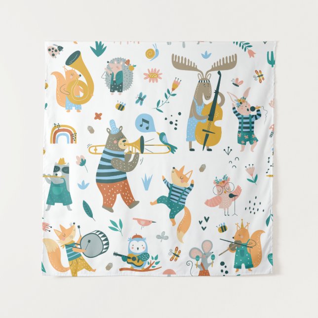 Tapete De Parede Banda de animais de estimação (Frente)