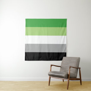 Tapete De Parede Bandeira Aromântica 57 x 57