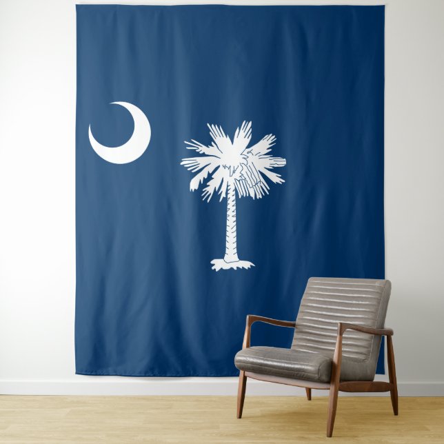 Tapete De Parede Bandeira da Carolina do Sul (In Situ)