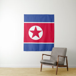 Tapete De Parede Bandeira da Coreia do Norte