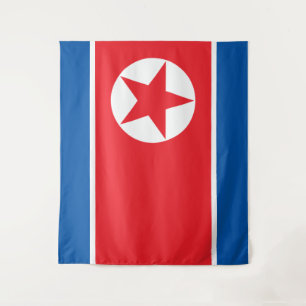 Tapete De Parede bandeira da Coreia do Norte