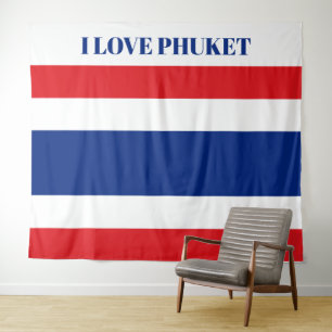 Tapete De Parede Bandeira da extra grande de Tailândia Phuket