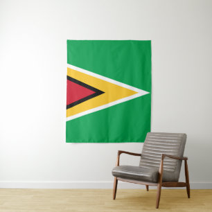 Tapete De Parede bandeira da Guiana