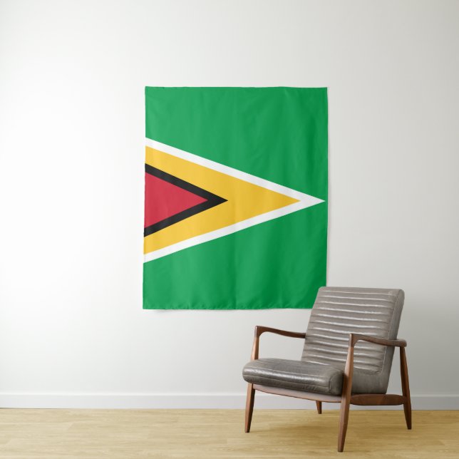 Tapete De Parede bandeira da Guiana (In Situ)