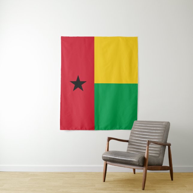 Tapete De Parede Bandeira da Guiné-Bissau (In Situ)
