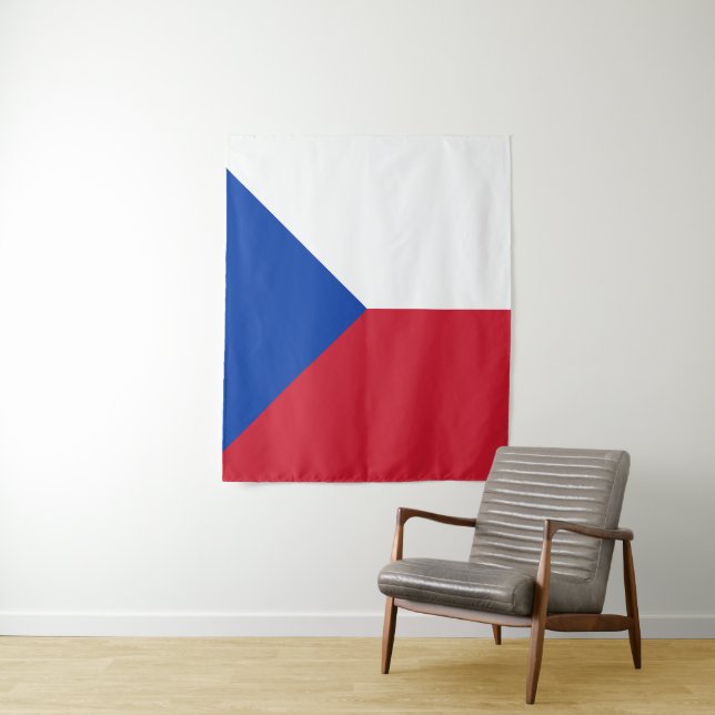 Tapete De Parede Bandeira da República Checa (In Situ)