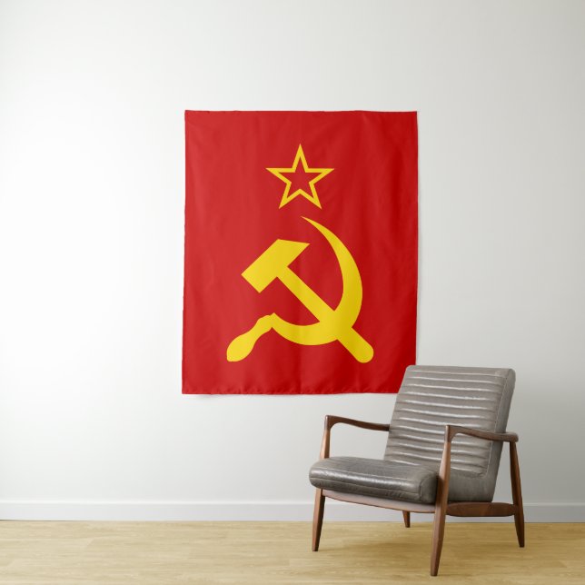 Tapete De Parede Bandeira da URSS - Bandeira da União Soviética (In Situ)