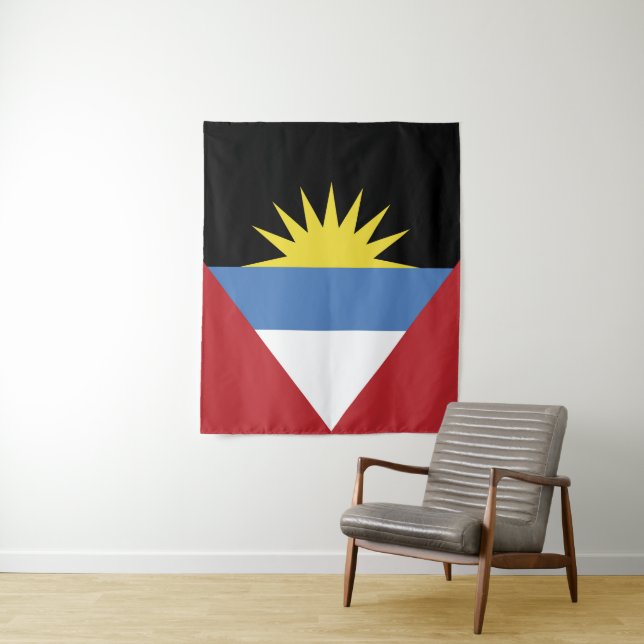 Tapete De Parede Bandeira de Antígua e Barbuda (In Situ)