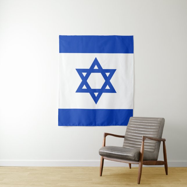 Tapete De Parede bandeira de Israel (In Situ)