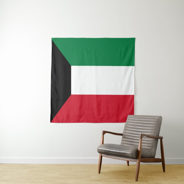 Tapete De Parede Bandeira de Kuwait (In Situ)