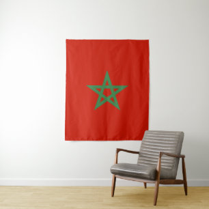 Tapete De Parede Bandeira de Marrocos