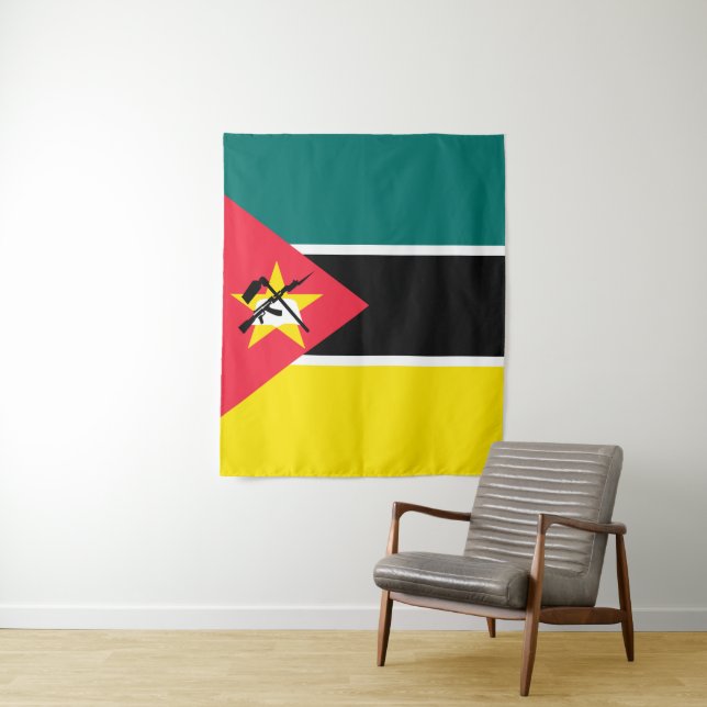 Tapete De Parede Bandeira de Moçambique (In Situ)