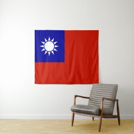Tapete De Parede Bandeira de Taiwan