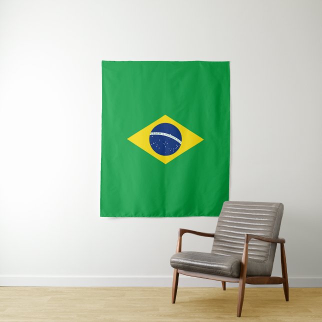 Tapete De Parede Bandeira do Brasil (In Situ)