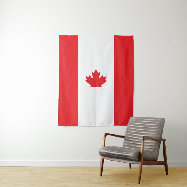 Tapete De Parede Bandeira do Canadá (In Situ)
