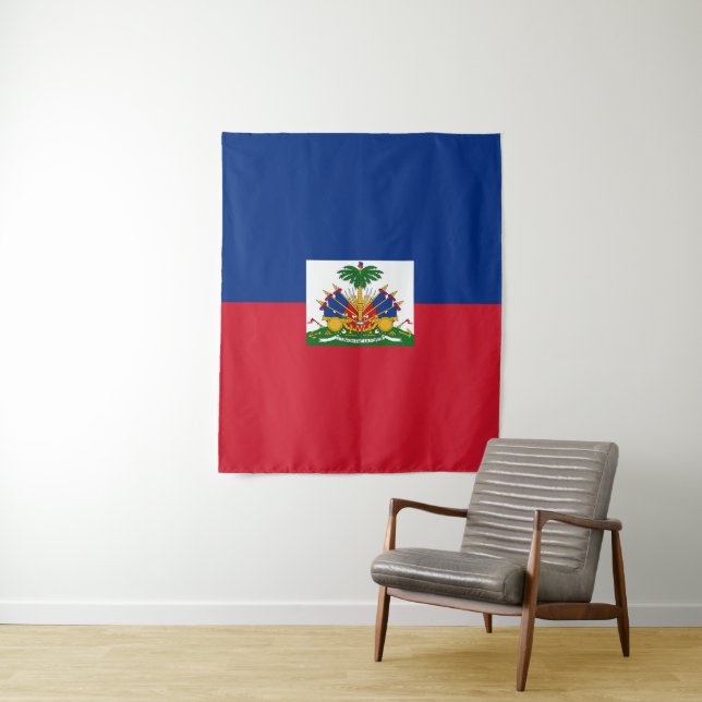 Tapete De Parede Bandeira do Haiti (In Situ)