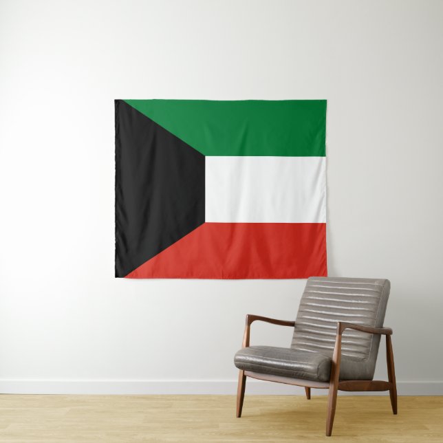Tapete De Parede bandeira do Kuwait (In Situ (Horizontal))