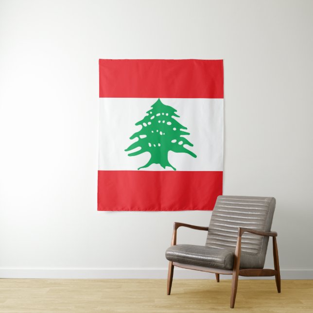 Tapete De Parede Bandeira do Líbano (In Situ)