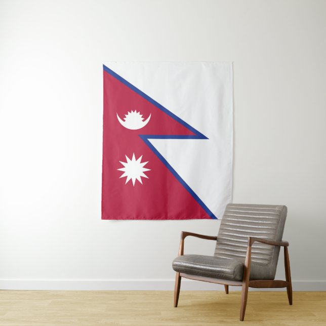 Tapete De Parede Bandeira do Nepal (In Situ)