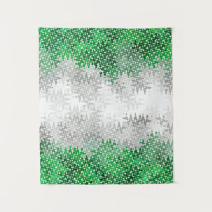Tapete De Parede Bandeira do Orgulho Abstrato Cinza-romântico Tripp