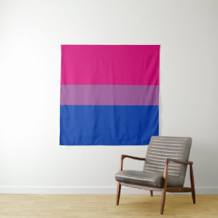 Tapete De Parede Bandeira do Orgulho Bissexual
