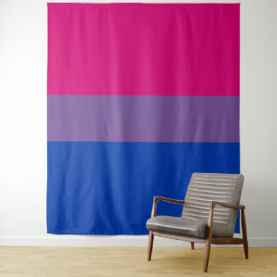 Tapete De Parede Bandeira do Orgulho Bissexual