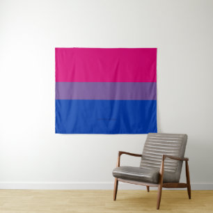 Tapete De Parede Bandeira do Orgulho Bissexual de SlipperyJoe - cor
