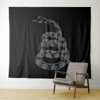 Bandeira Gadsden Não Pise em Mim Cinza