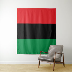 Tapete De Parede Bandeira Pan-Africana UNIA